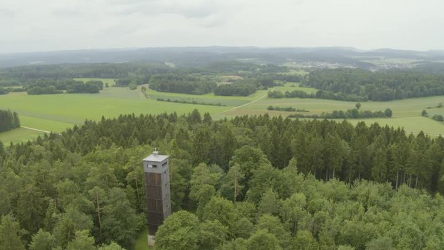 Augstbergturm Holzturm Drohne