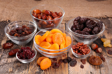 assorted dried fruit