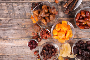 assorted dried fruit