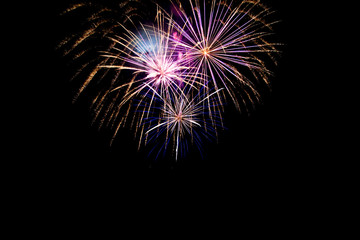 Fototapeta premium folk festival, fireworks