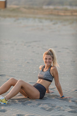 Obraz premium Portrait of a Woman Runner