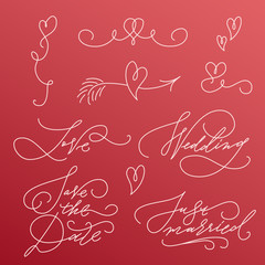 Wedding And Love Inscriptions Collection