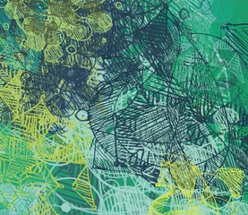 Abstract painting on canvas. Hand made art. Colorful texture. Modern artwork. Strokes of fat paint. Brushstrokes. Contemporary art. Artistic background image.