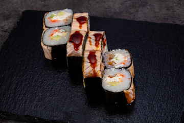 Japanese roll with eel