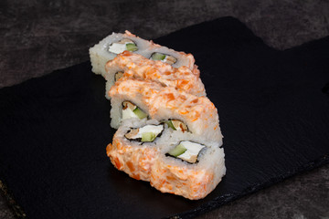 Japanese roll with prawn