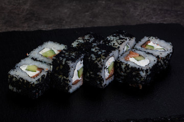 Japanese roll with crab