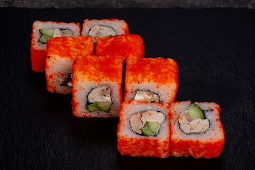 Japanese roll with prawn