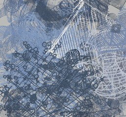 Abstract painting on canvas. Hand made art. Colorful texture. Modern artwork. Strokes of fat paint. Brushstrokes. Contemporary art. Artistic background image.