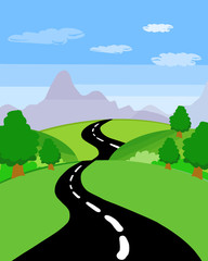 Natura landscape outside 