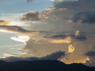 Clouds, rain, sky / The sky in the rainy season of tropical countries