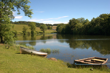 Clerklands Loch, near Selkirk, Scottish Borders