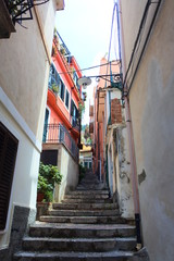 Fototapeta na wymiar the city view in Taormina, Sicily