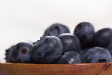 Fresh ripe blueberries