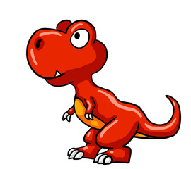 Red Baby T Rex