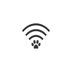 Pet locator logo template