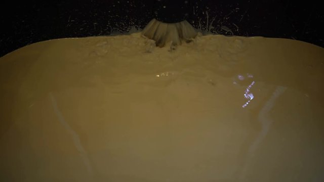 Filling of the healing mud baths