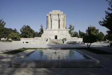 Fototapeta na wymiar Tomb of Ferdowsi in Tus, Iran