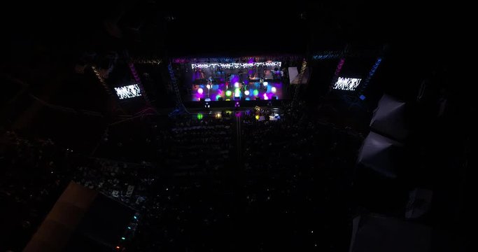 Music Festival Aerial Drone Footage