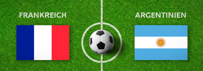 Fußball - Frankreich gegen Argentinien