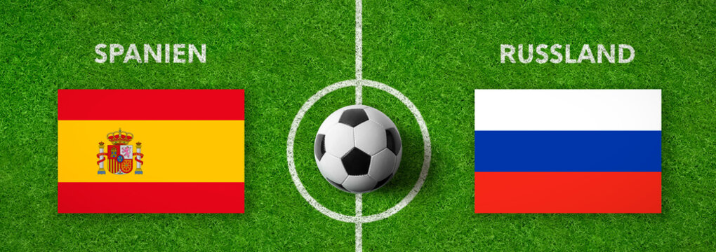 Fußball - Spanien gegen Russland