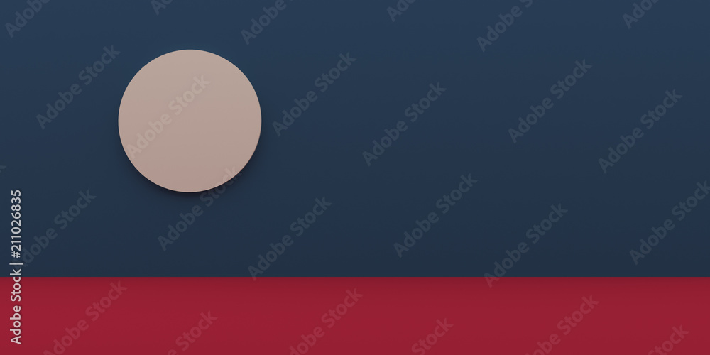 Aufkleber Abstract surface and colored square texture on minimal background. Closeup of geometric shape. 3D rendering