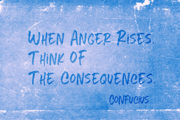  anger rises Confucius