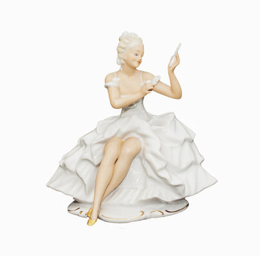 Porcelain figurine of a girl i
