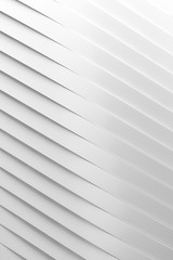Obraz premium Abstract simple curve creative design. Smooth white Shapes minimal concept background. 3d Rendering