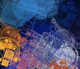 Abstract painting on canvas. Hand made art. Colorful texture. Modern artwork. Strokes of fat paint. Brushstrokes. Contemporary art. Artistic background image.