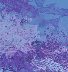 Abstract painting on canvas. Hand made art. Colorful texture. Modern artwork. Strokes of fat paint. Brushstrokes. Contemporary art. Artistic background image.