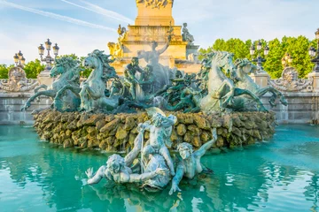 Fotobehang Monument aux Girondins in Bordeaux, France © dudlajzov
