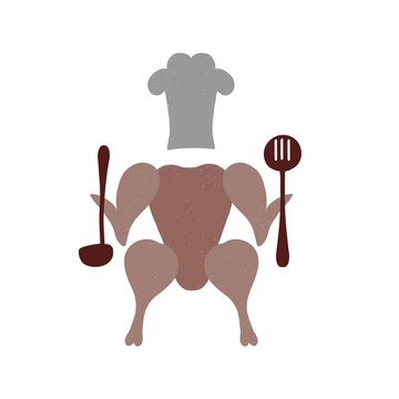 recommend clip art:  Chicken chef . Chicken  icon
