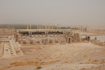 General view of Persepolis, UNESCO World Heritage SIte in Iran