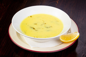 Georgian soup chihirtma