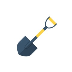 Shovel flat icon