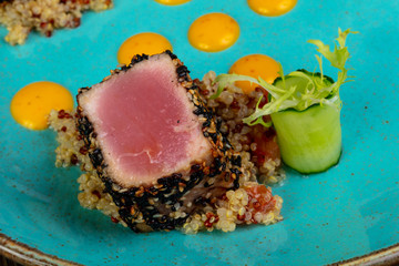 Roasted tuna fillet