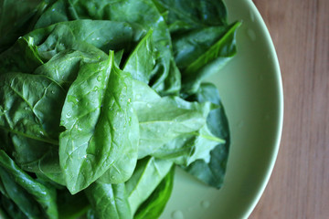Fresh Spinach Leaves