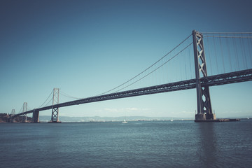 Oakland Bay Bridge San Francisco, California, USA.