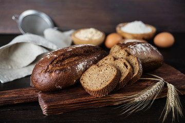 Rye homemade bread