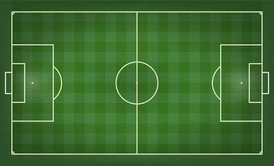 Soccer field. Vector illustration