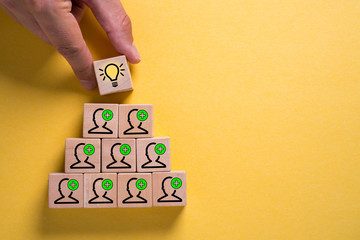 Idee durch Teamwork