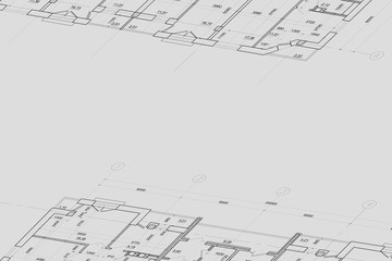 Background of architectural technical drawing