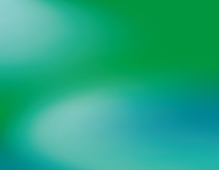 Green gradient background. Vector illustration. Bright pattern with a smooth flow of shades of green color 