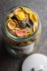 Italian rainbow pasta.