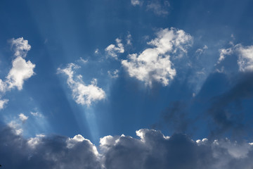 Sunrays through Clouds