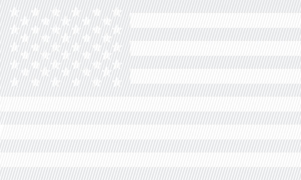 American Flag Stripes Concept With Gray Color