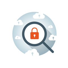 Cyber security and information or network protection. Future cyber technology web services for business and internet project