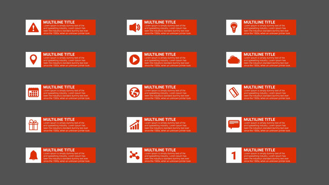 Icon Dialog Box Lower Third