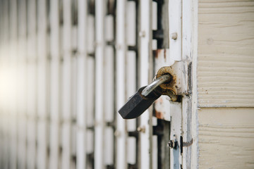 Padlock vintage - background