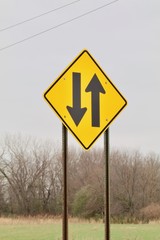 Up and Down Warning Arrows